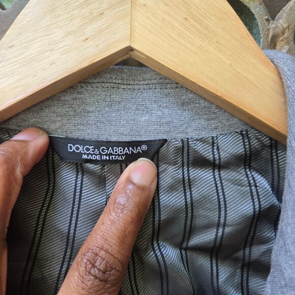 Dolce & Gabbana Men Y2K Academia Preppy Old Money Sport Coat IT 50 Made in Italy - Picture 6 of 12